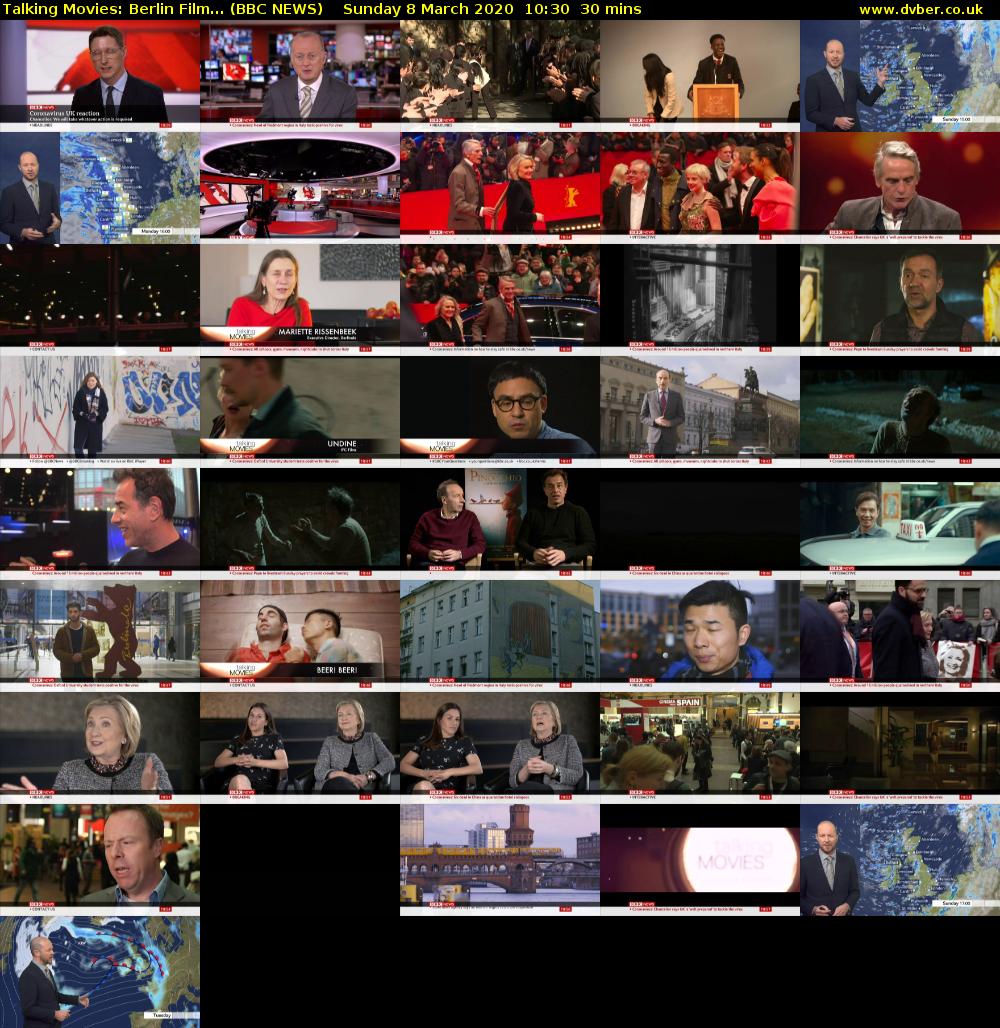 Talking Movies: Berlin Film... (BBC NEWS) Sunday 8 March 2020 10:30 - 11:00