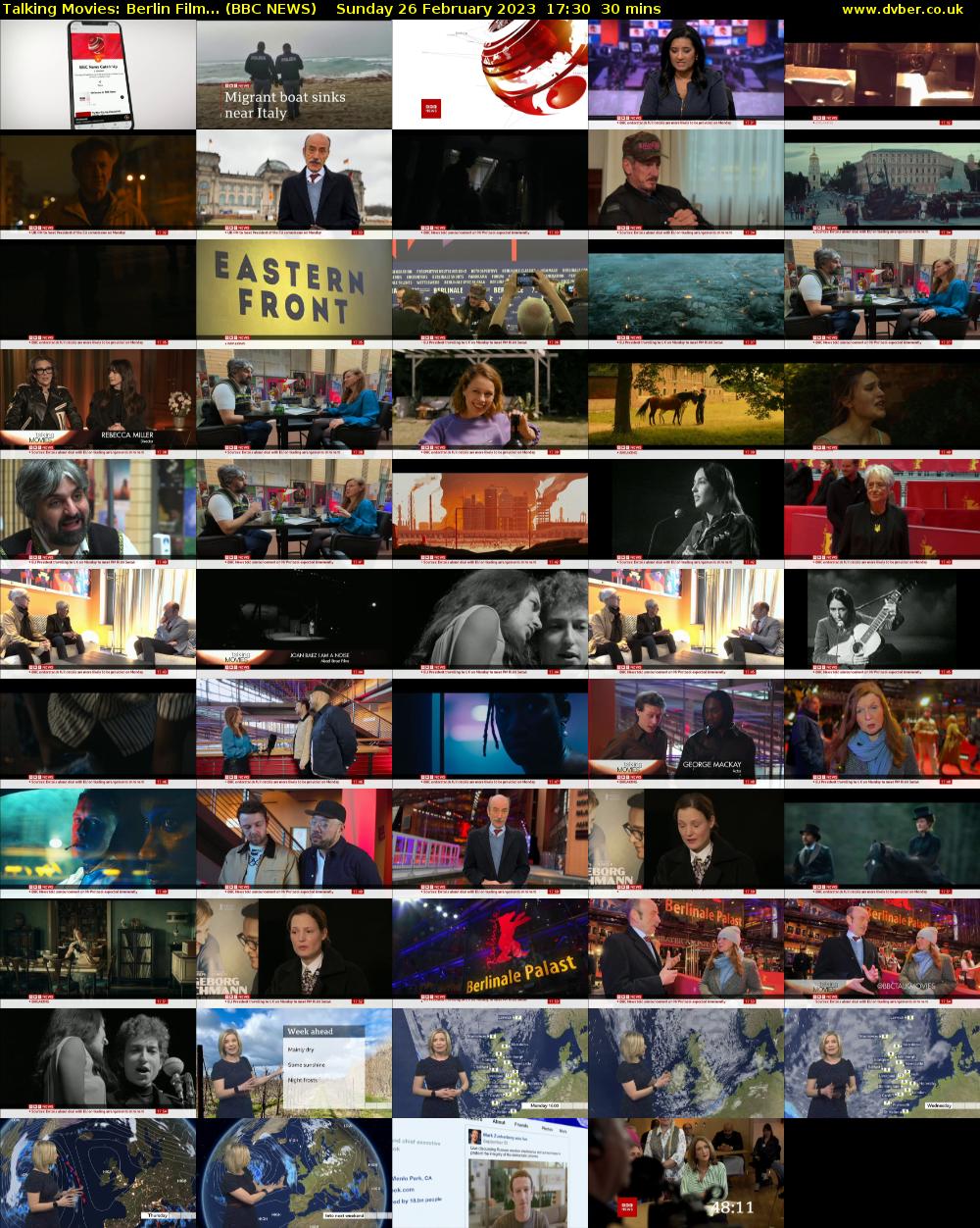 Talking Movies: Berlin Film... (BBC NEWS) Sunday 26 February 2023 17:30 - 18:00