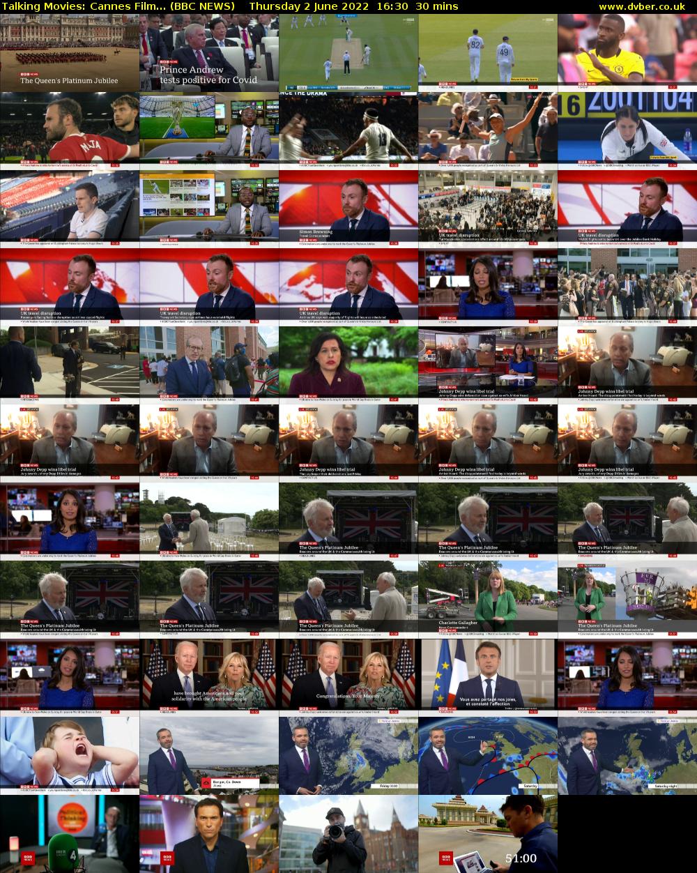 Talking Movies: Cannes Film... (BBC NEWS) Thursday 2 June 2022 16:30 - 17:00