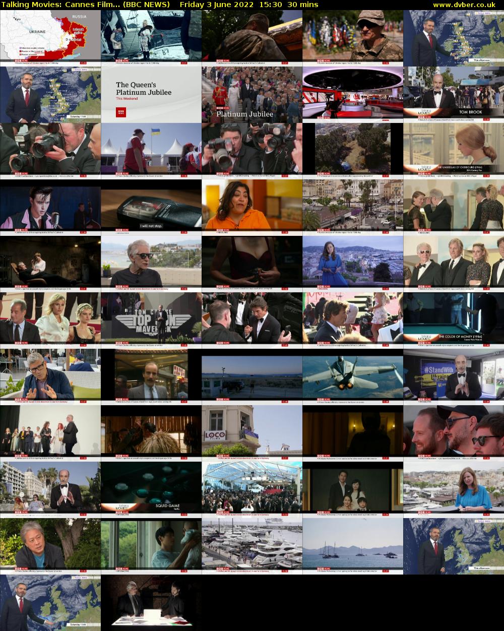 Talking Movies: Cannes Film... (BBC NEWS) Friday 3 June 2022 15:30 - 16:00