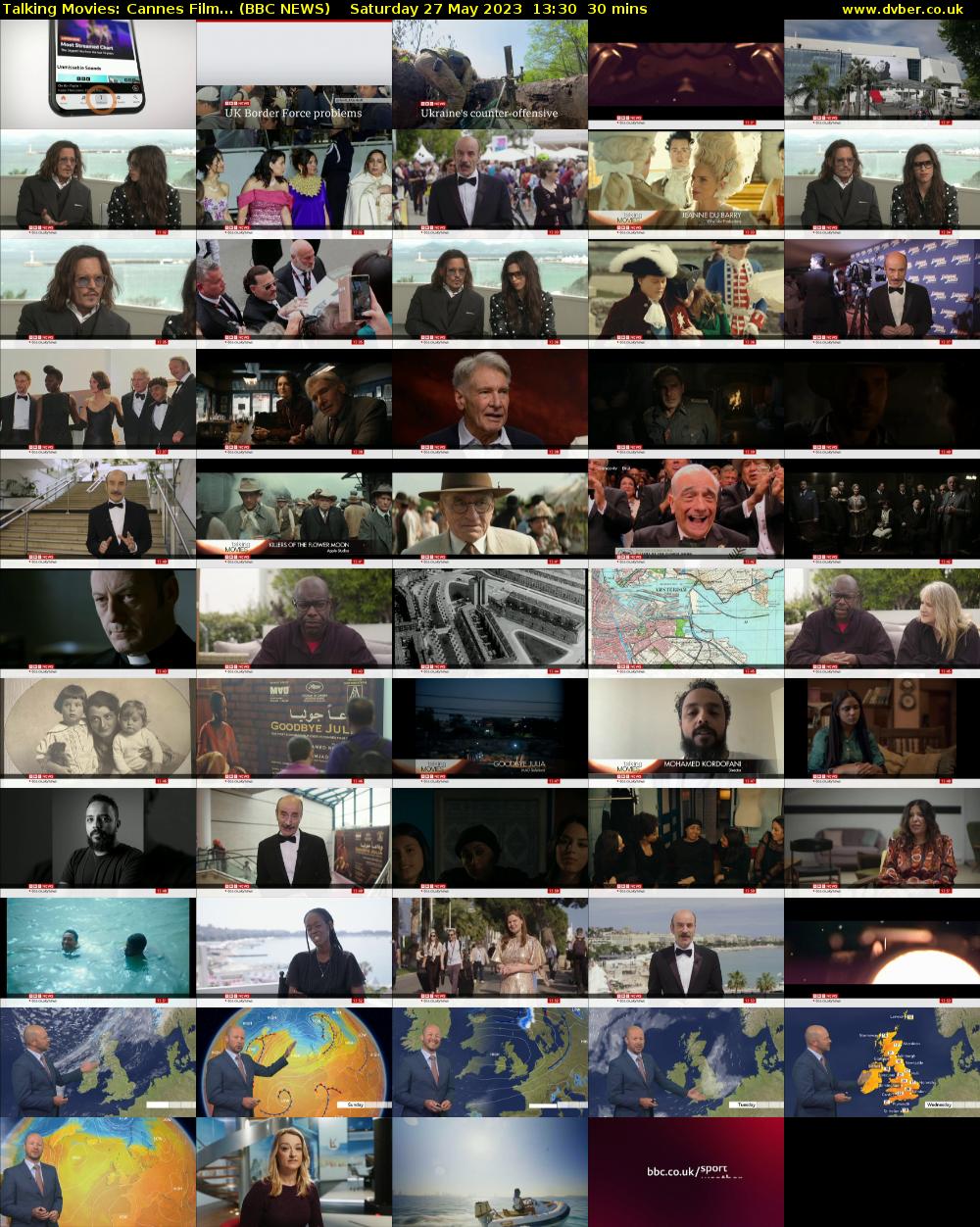 Talking Movies: Cannes Film... (BBC NEWS) Saturday 27 May 2023 13:30 - 14:00