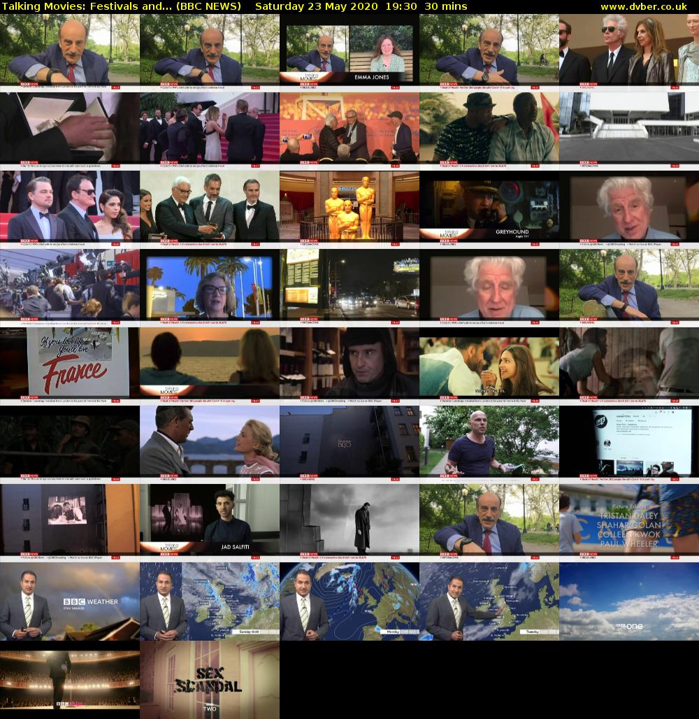 Talking Movies: Festivals and... (BBC NEWS) Saturday 23 May 2020 19:30 - 20:00