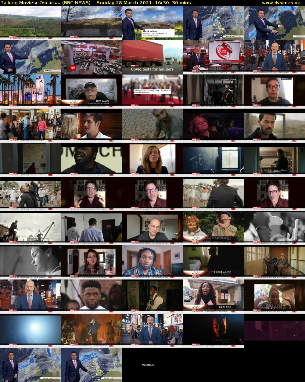 Talking Movies: Oscars... (BBC NEWS) Sunday 28 March 2021 16:30 - 17:00