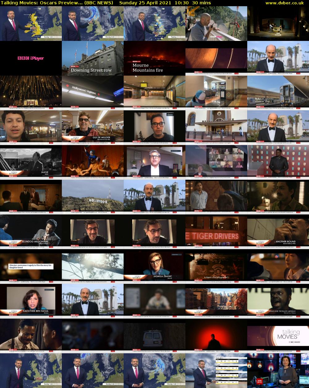 Talking Movies: Oscars Preview... (BBC NEWS) Sunday 25 April 2021 10:30 - 11:00