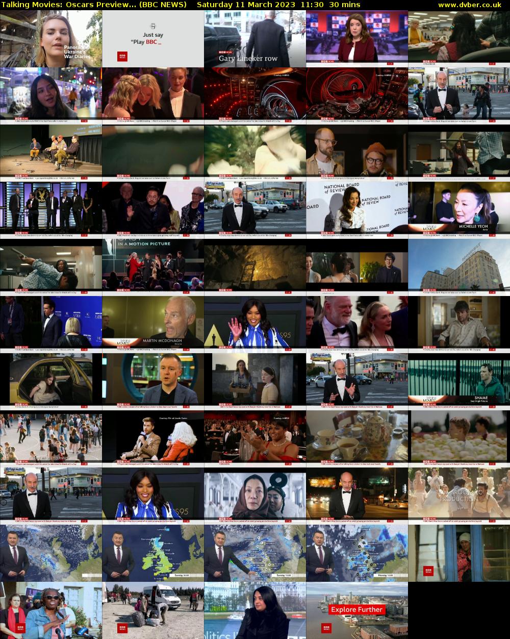 Talking Movies: Oscars Preview... (BBC NEWS) Saturday 11 March 2023 11:30 - 12:00