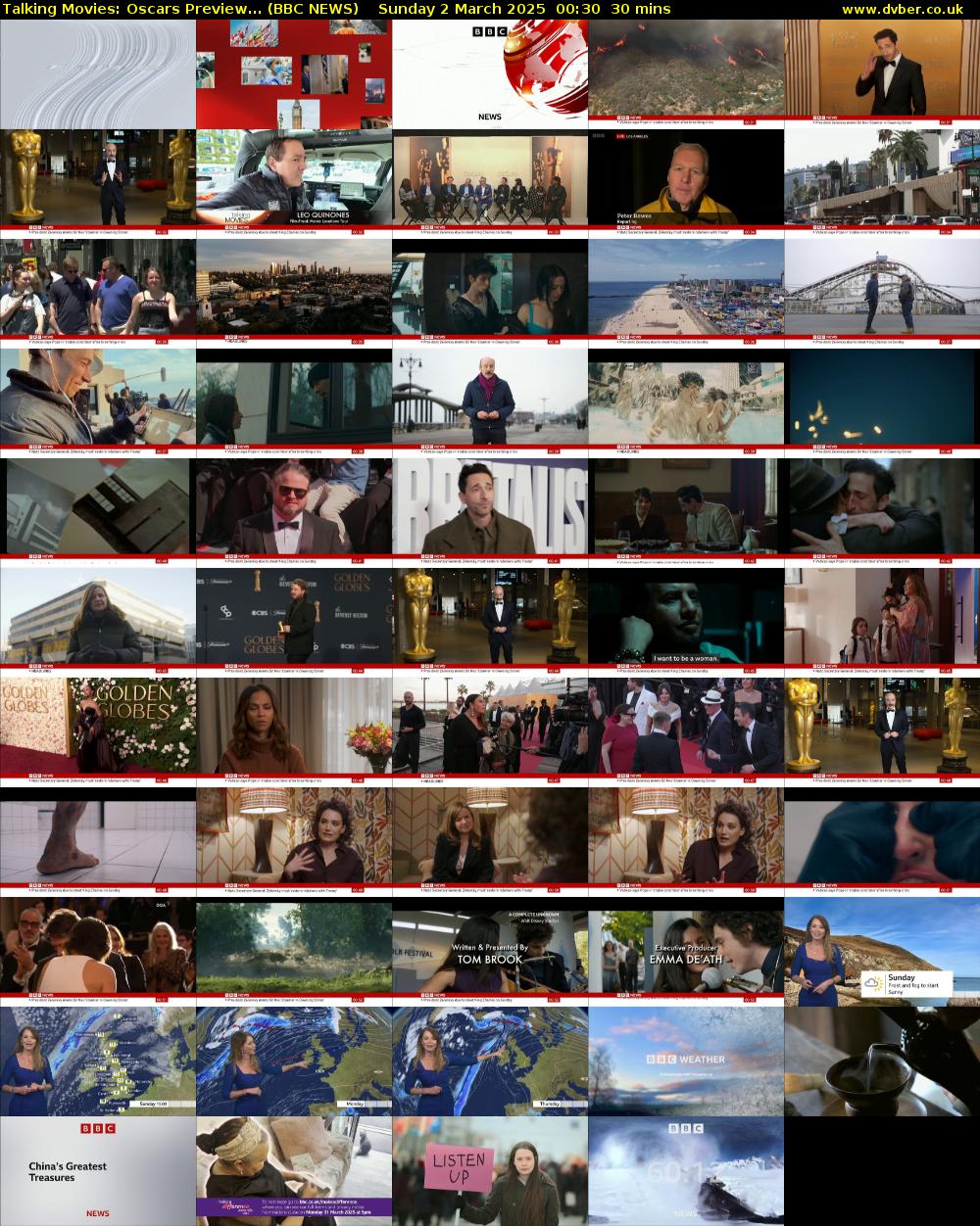 Talking Movies: Oscars Preview... (BBC NEWS) Sunday 2 March 2025 00:30 - 01:00