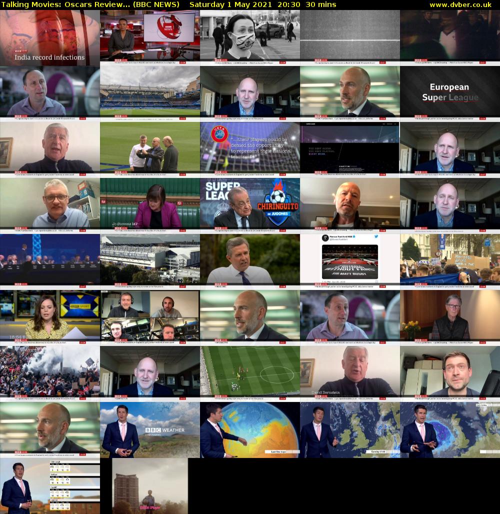 Talking Movies: Oscars Review... (BBC NEWS) Saturday 1 May 2021 20:30 - 21:00