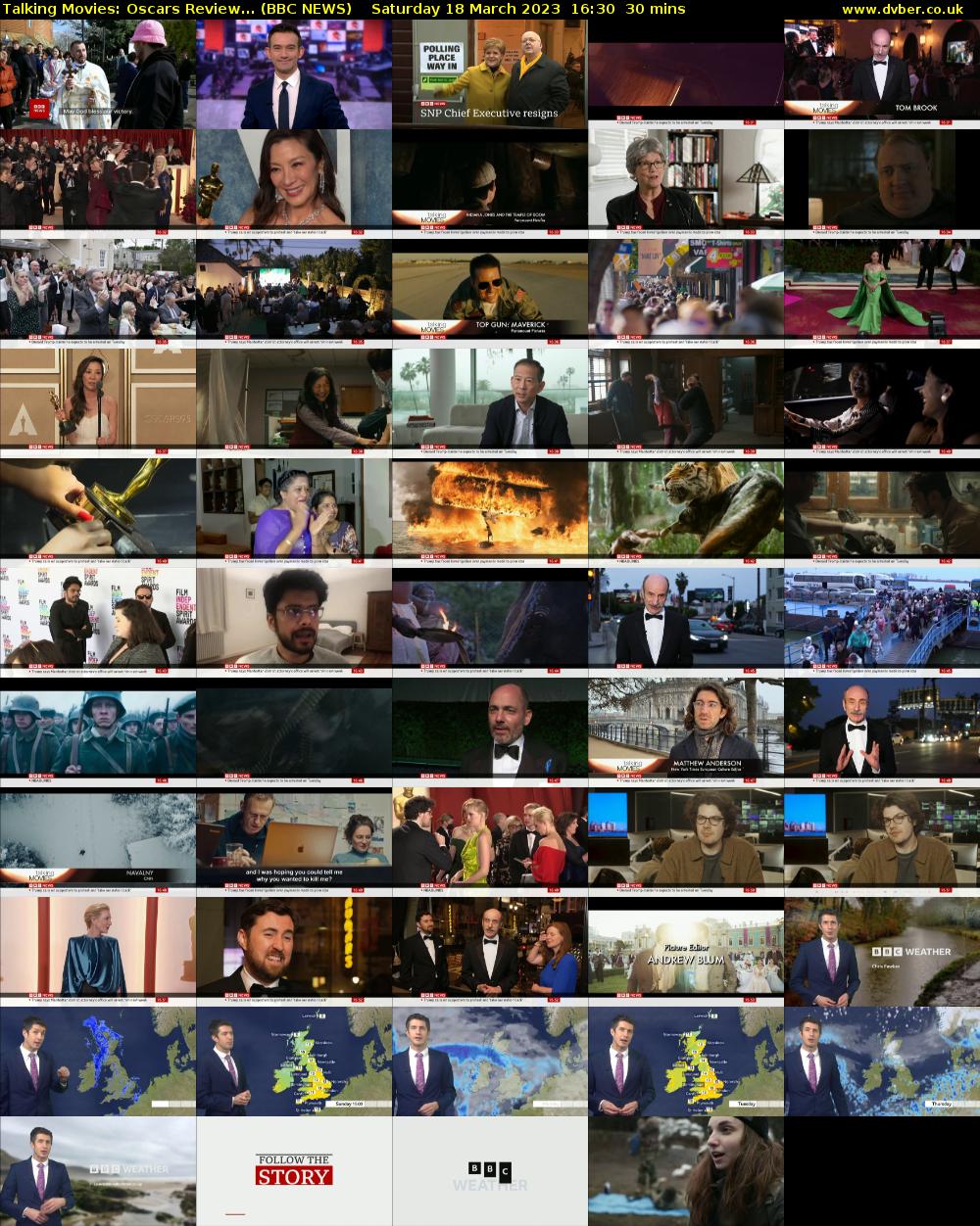 Talking Movies: Oscars Review... (BBC NEWS) Saturday 18 March 2023 16:30 - 17:00