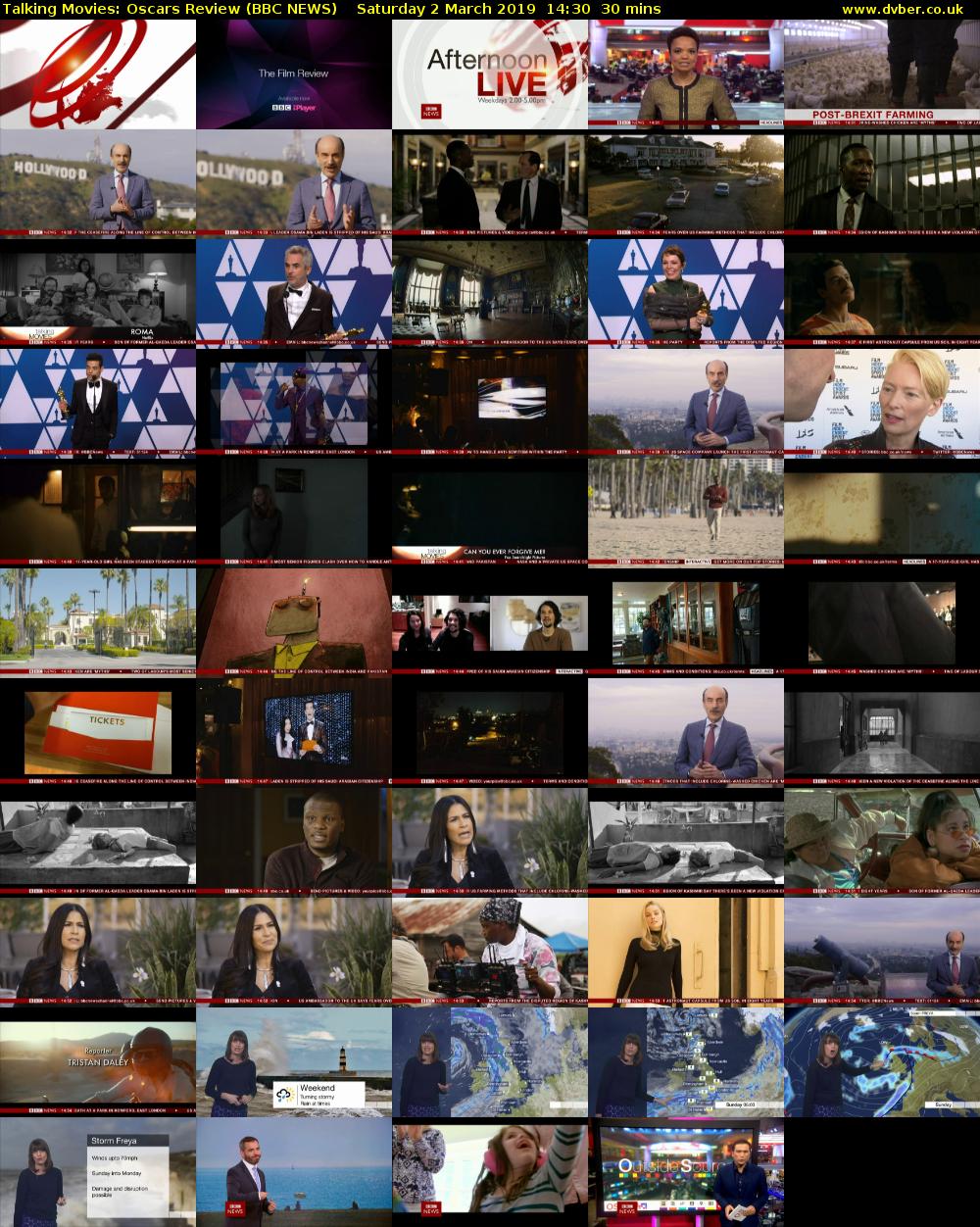 Talking Movies: Oscars Review (BBC NEWS) Saturday 2 March 2019 14:30 - 15:00