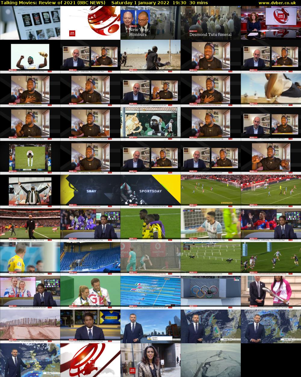Talking Movies: Review of 2021 (BBC NEWS) Saturday 1 January 2022 19:30 - 20:00