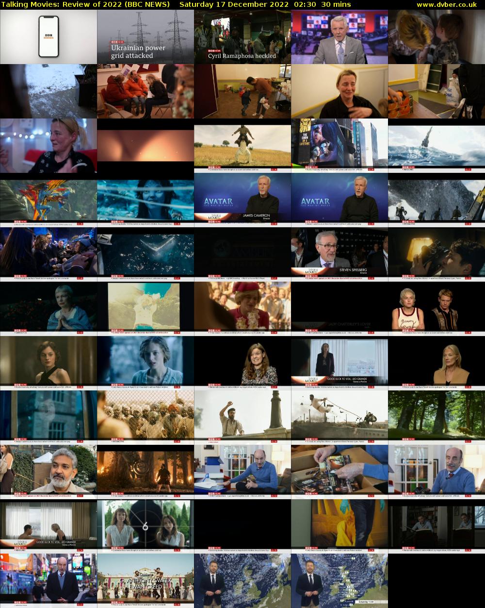 Talking Movies: Review of 2022 (BBC NEWS) Saturday 17 December 2022 02:30 - 03:00