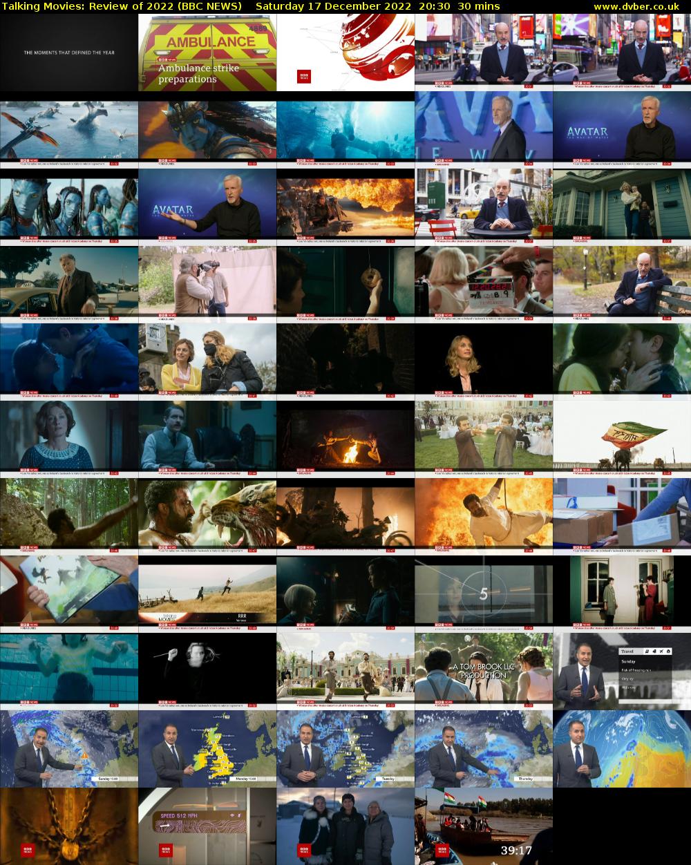 Talking Movies: Review of 2022 (BBC NEWS) Saturday 17 December 2022 20:30 - 21:00