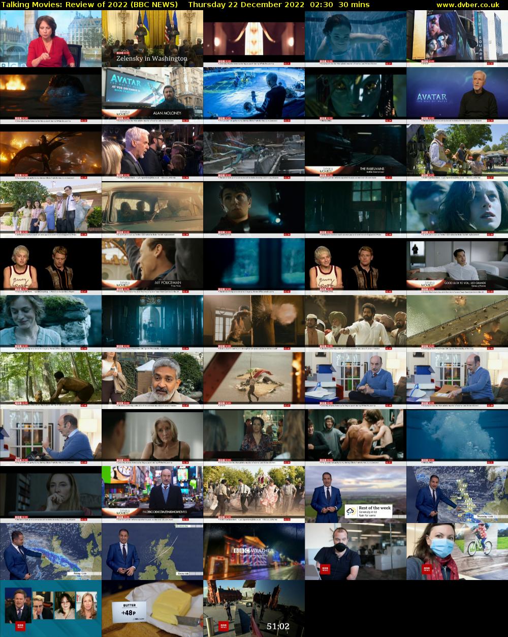 Talking Movies: Review of 2022 (BBC NEWS) Thursday 22 December 2022 02:30 - 03:00