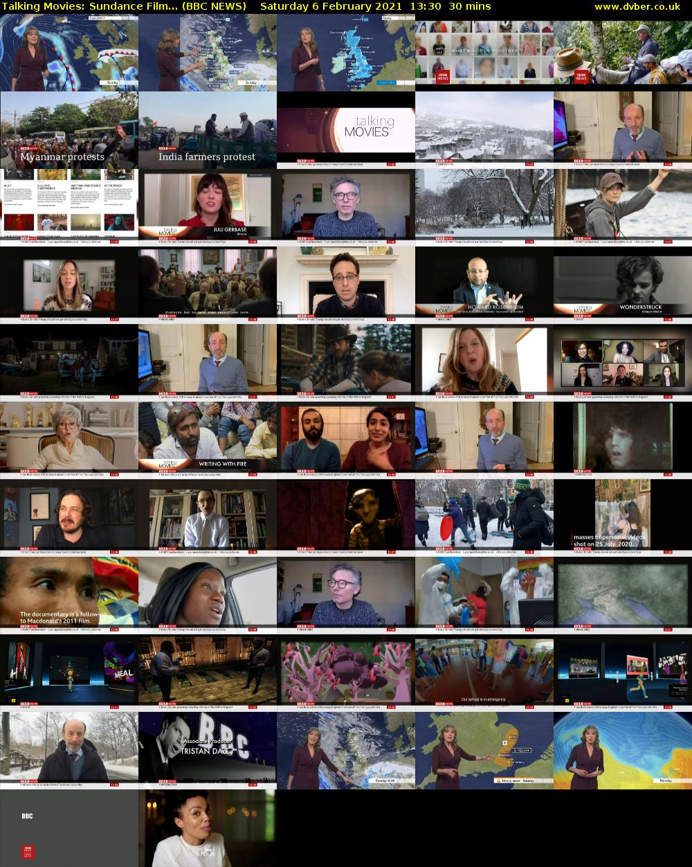 Talking Movies: Sundance Film... (BBC NEWS) Saturday 6 February 2021 13:30 - 14:00