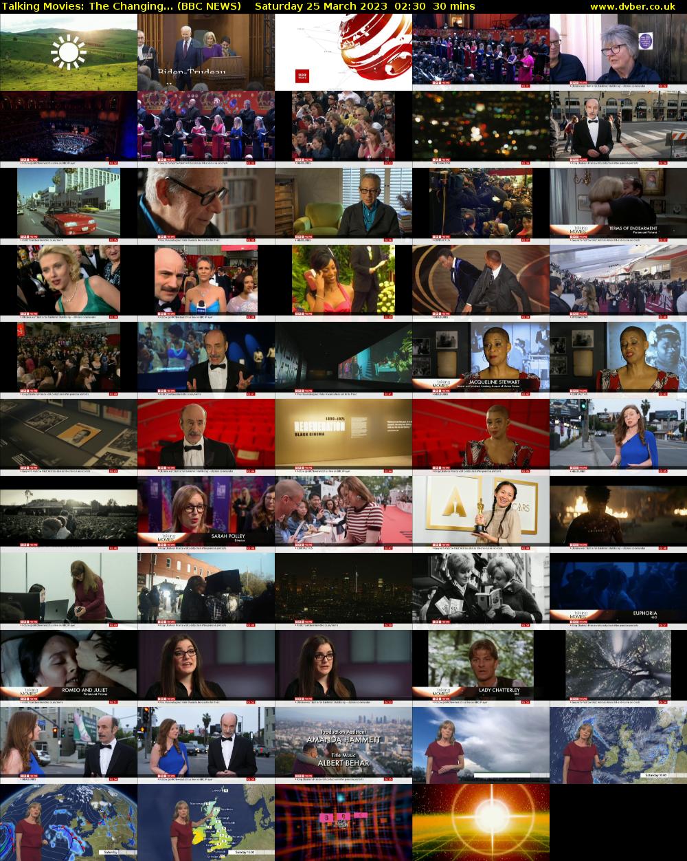 Talking Movies: The Changing... (BBC NEWS) Saturday 25 March 2023 02:30 - 03:00
