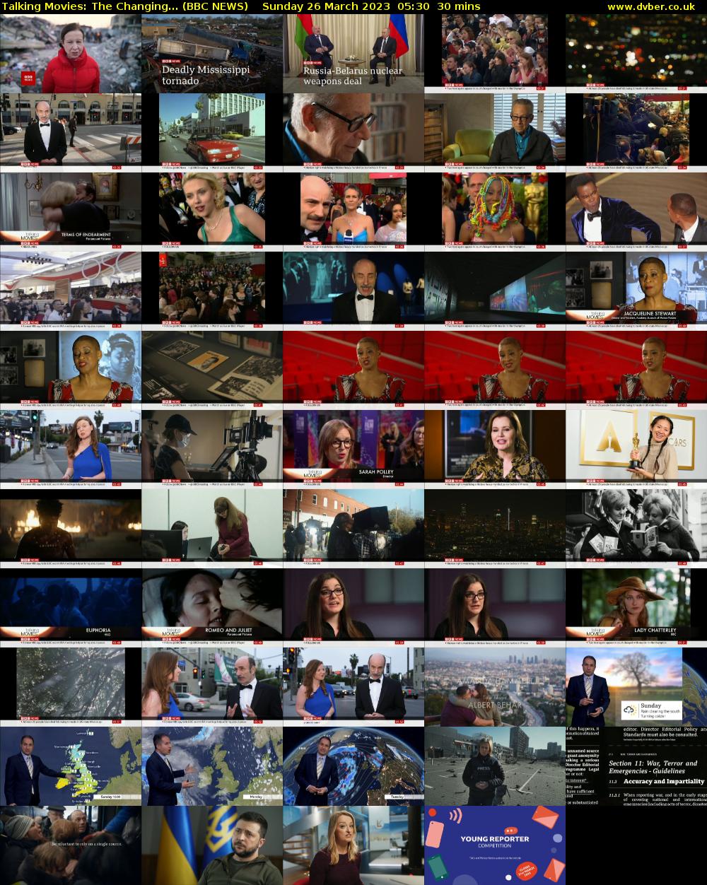 Talking Movies: The Changing... (BBC NEWS) Sunday 26 March 2023 05:30 - 06:00