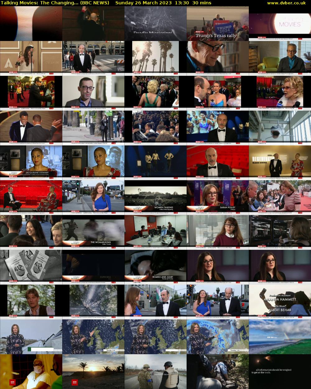 Talking Movies: The Changing... (BBC NEWS) Sunday 26 March 2023 13:30 - 14:00