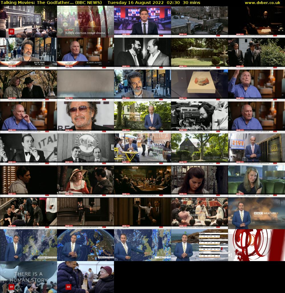 Talking Movies: The Godfather... (BBC NEWS) Tuesday 16 August 2022 02:30 - 03:00