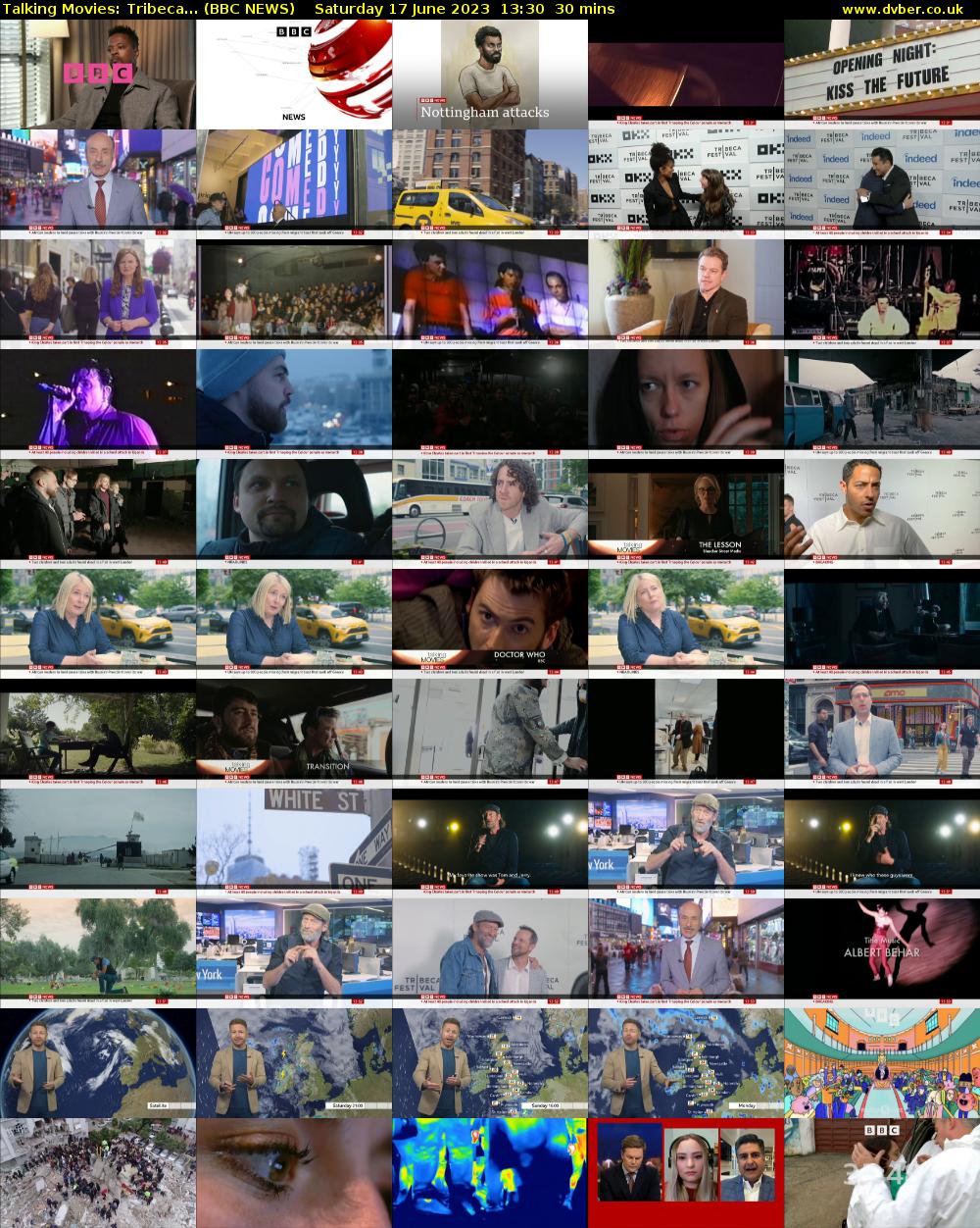 Talking Movies: Tribeca... (BBC NEWS) Saturday 17 June 2023 13:30 - 14:00