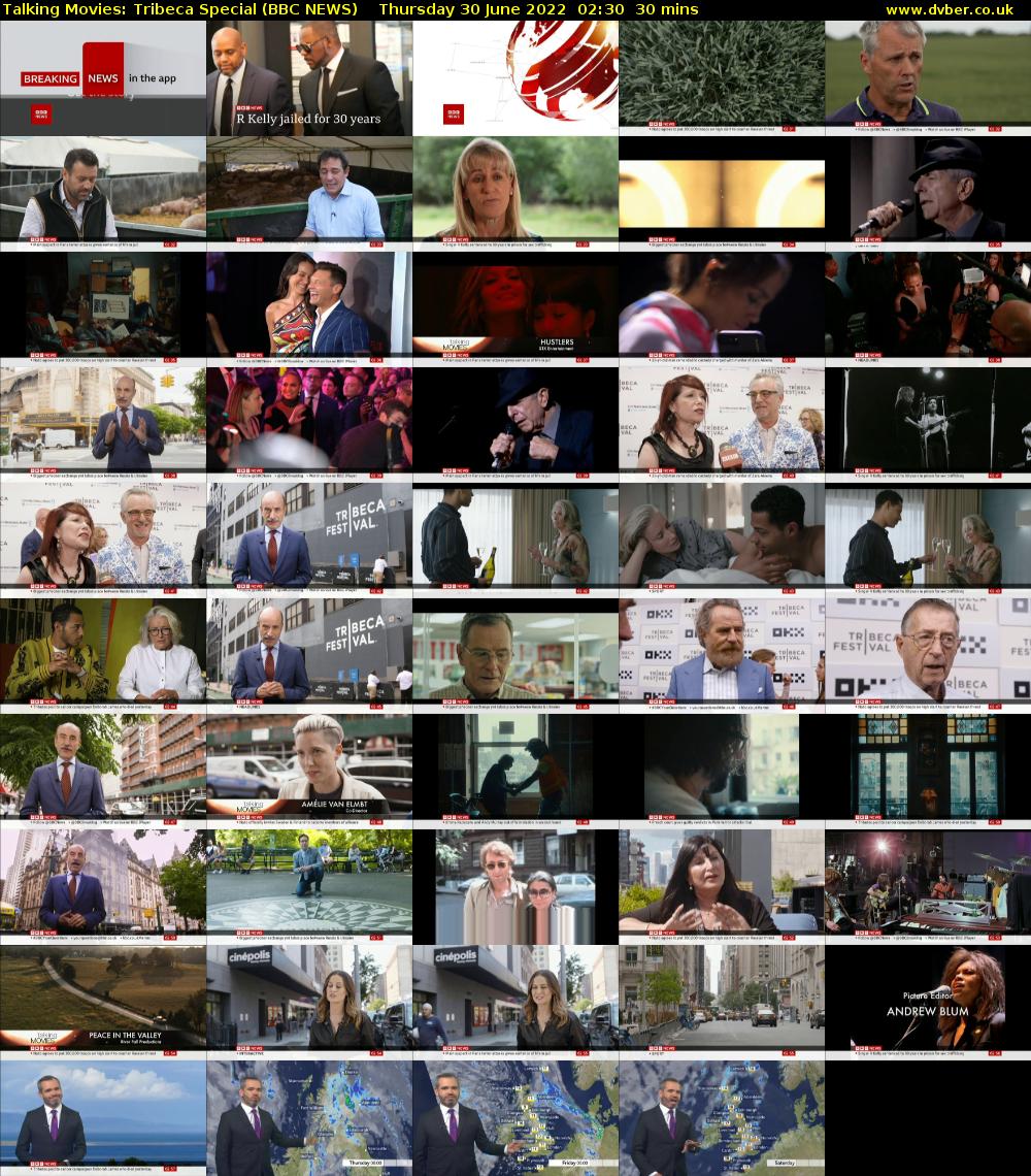 Talking Movies: Tribeca Special (BBC NEWS) Thursday 30 June 2022 02:30 - 03:00