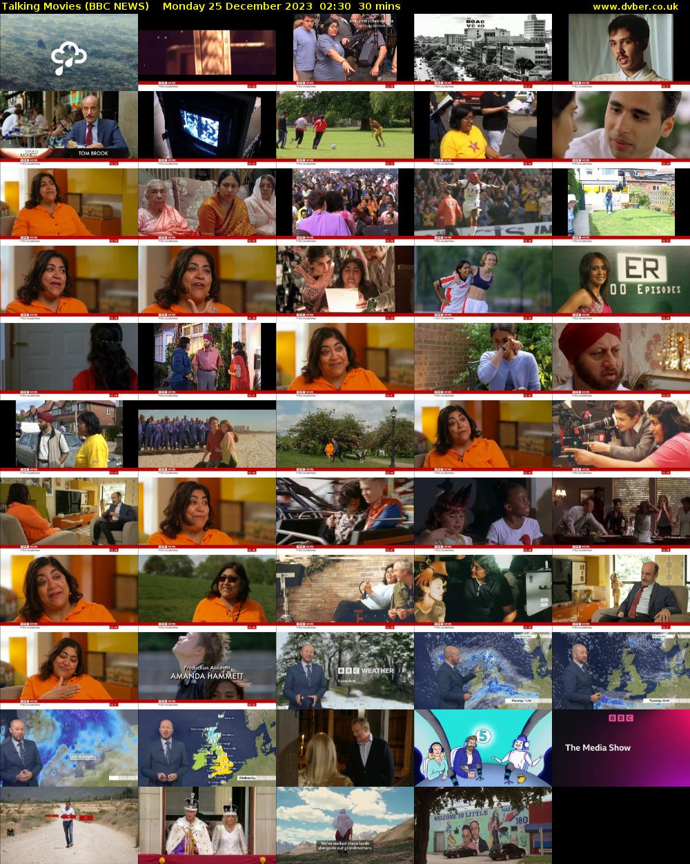 Talking Movies (BBC NEWS) Monday 25 December 2023 02:30 - 03:00