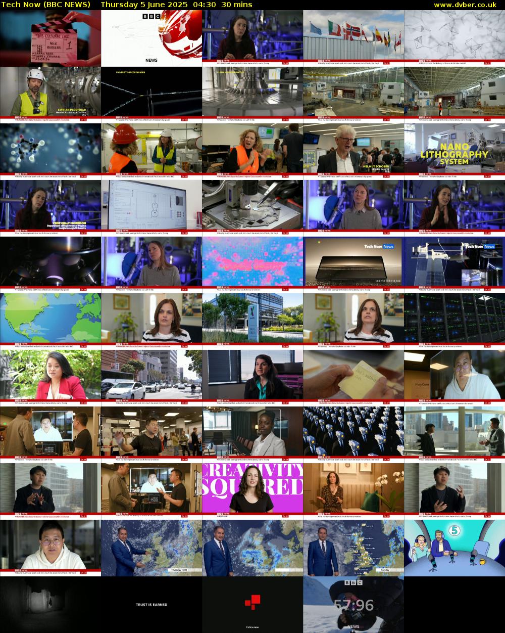 Tech Now (BBC NEWS) Thursday 5 June 2025 04:30 - 05:00