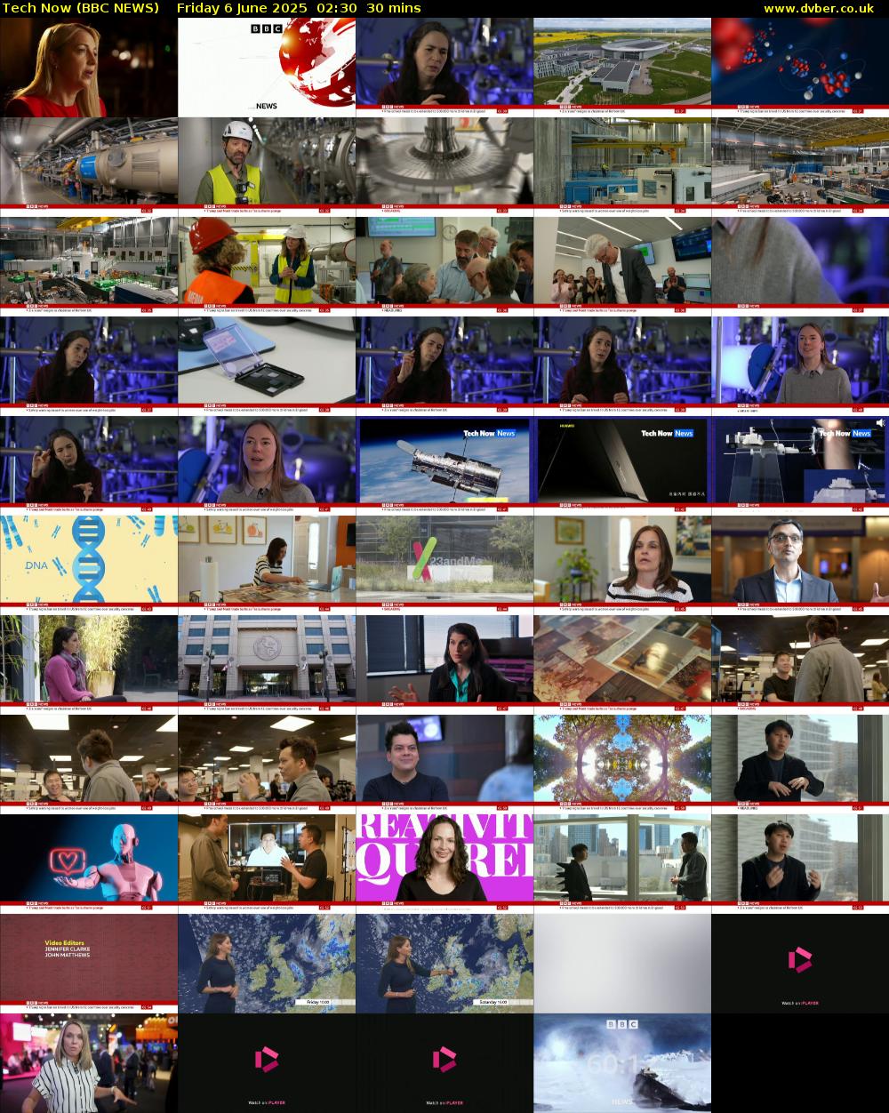 Tech Now (BBC NEWS) Friday 6 June 2025 02:30 - 03:00