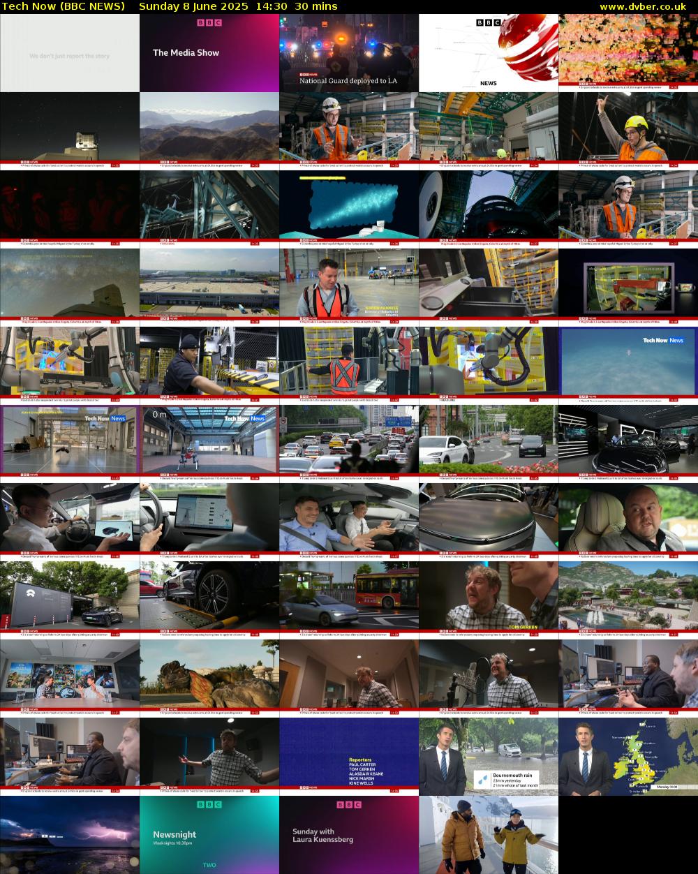 Tech Now (BBC NEWS) Sunday 8 June 2025 14:30 - 15:00