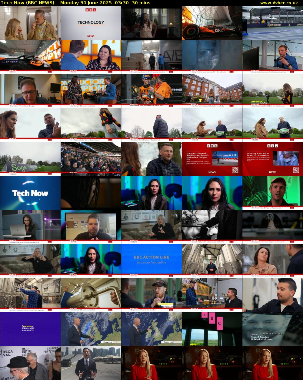 Tech Now (BBC NEWS) Monday 30 June 2025 03:30 - 04:00