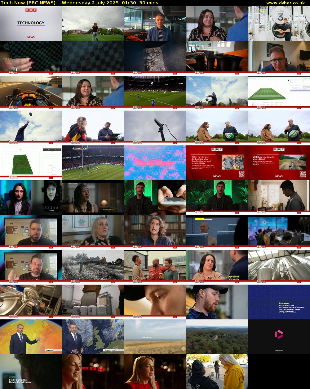 Tech Now (BBC NEWS) Wednesday 2 July 2025 01:30 - 02:00