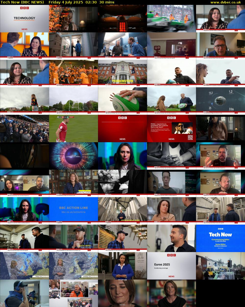 Tech Now (BBC NEWS) Friday 4 July 2025 02:30 - 03:00