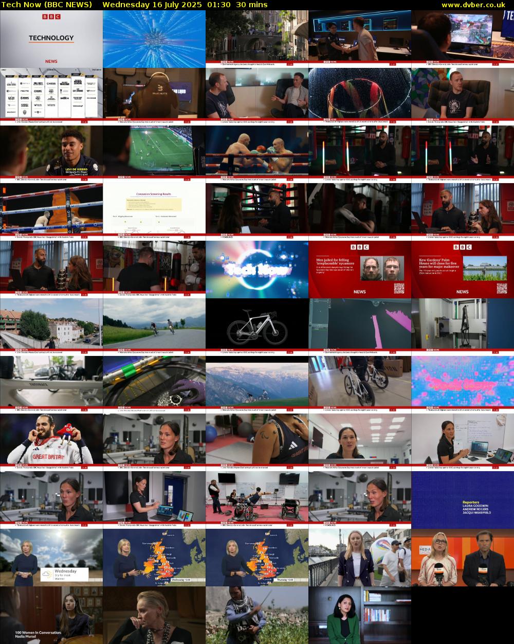 Tech Now (BBC NEWS) Wednesday 16 July 2025 01:30 - 02:00
