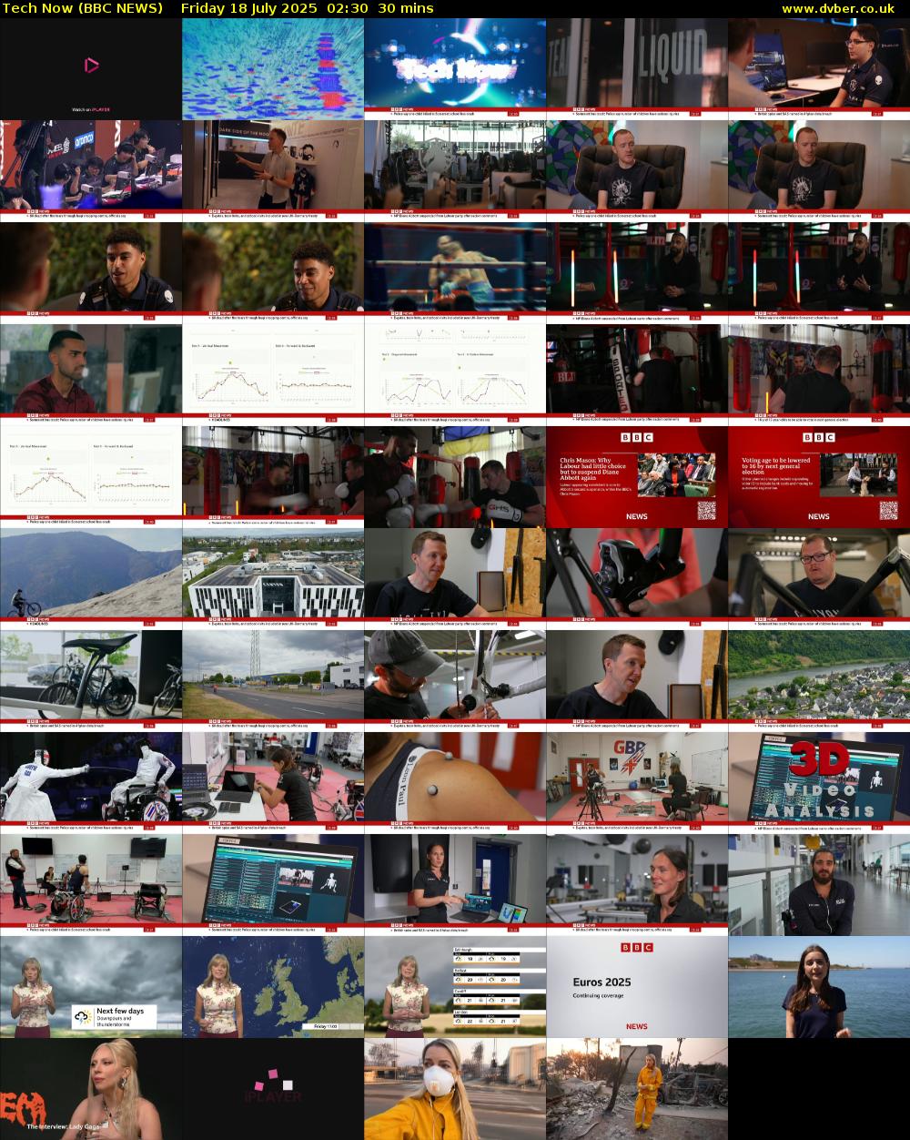 Tech Now (BBC NEWS) Friday 18 July 2025 02:30 - 03:00