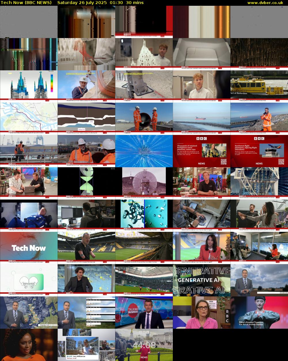 Tech Now (BBC NEWS) Saturday 26 July 2025 01:30 - 02:00