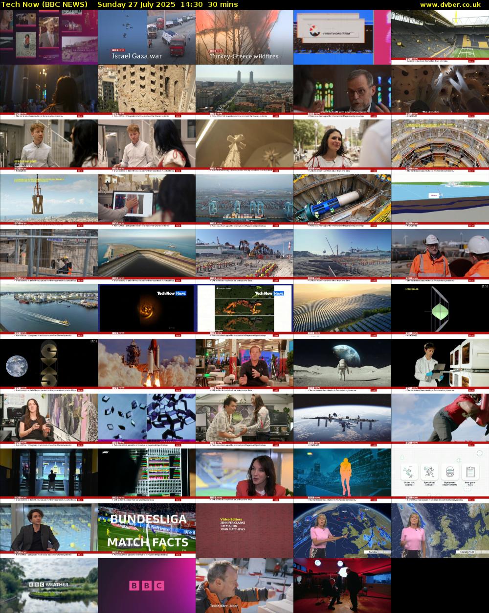 Tech Now (BBC NEWS) Sunday 27 July 2025 14:30 - 15:00