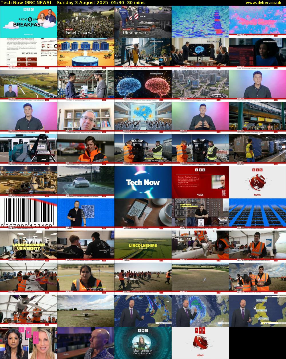 Tech Now (BBC NEWS) Sunday 3 August 2025 05:30 - 06:00