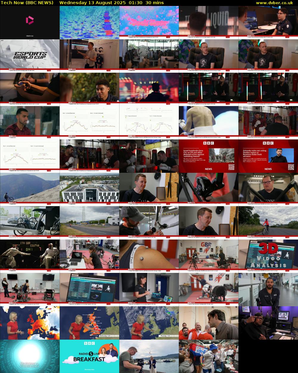 Tech Now (BBC NEWS) Wednesday 13 August 2025 01:30 - 02:00