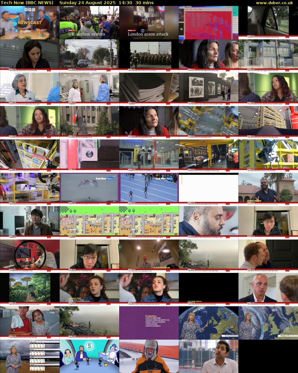 Tech Now (BBC NEWS) Sunday 24 August 2025 14:30 - 15:00