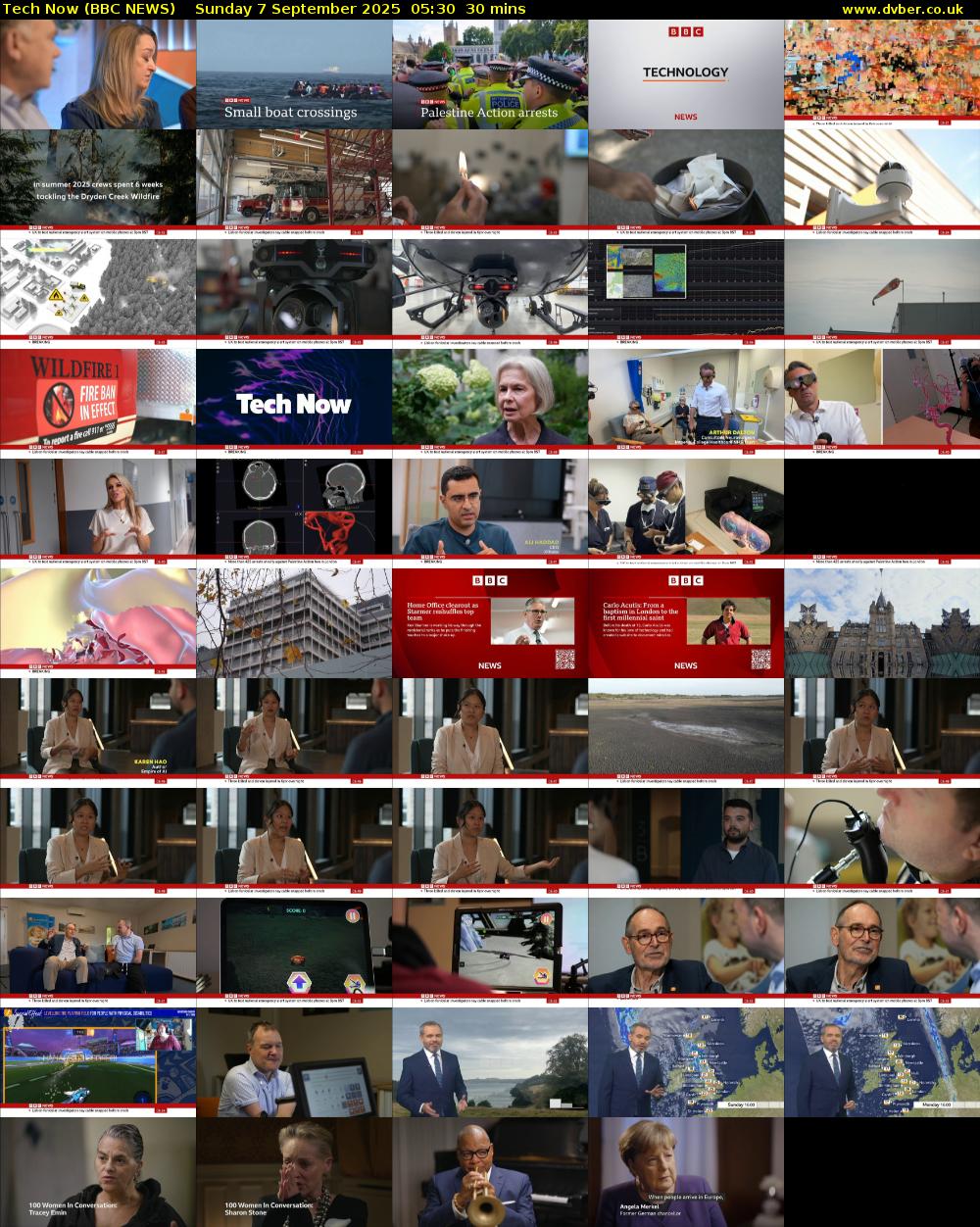 Tech Now (BBC NEWS) Sunday 7 September 2025 05:30 - 06:00