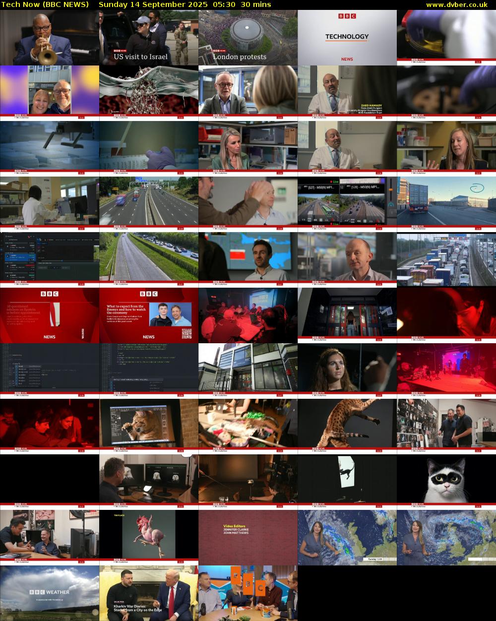 Tech Now (BBC NEWS) Sunday 14 September 2025 05:30 - 06:00