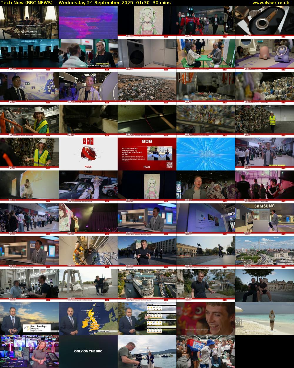 Tech Now (BBC NEWS) Wednesday 24 September 2025 01:30 - 02:00
