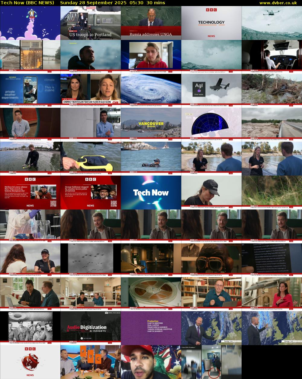 Tech Now (BBC NEWS) Sunday 28 September 2025 05:30 - 06:00
