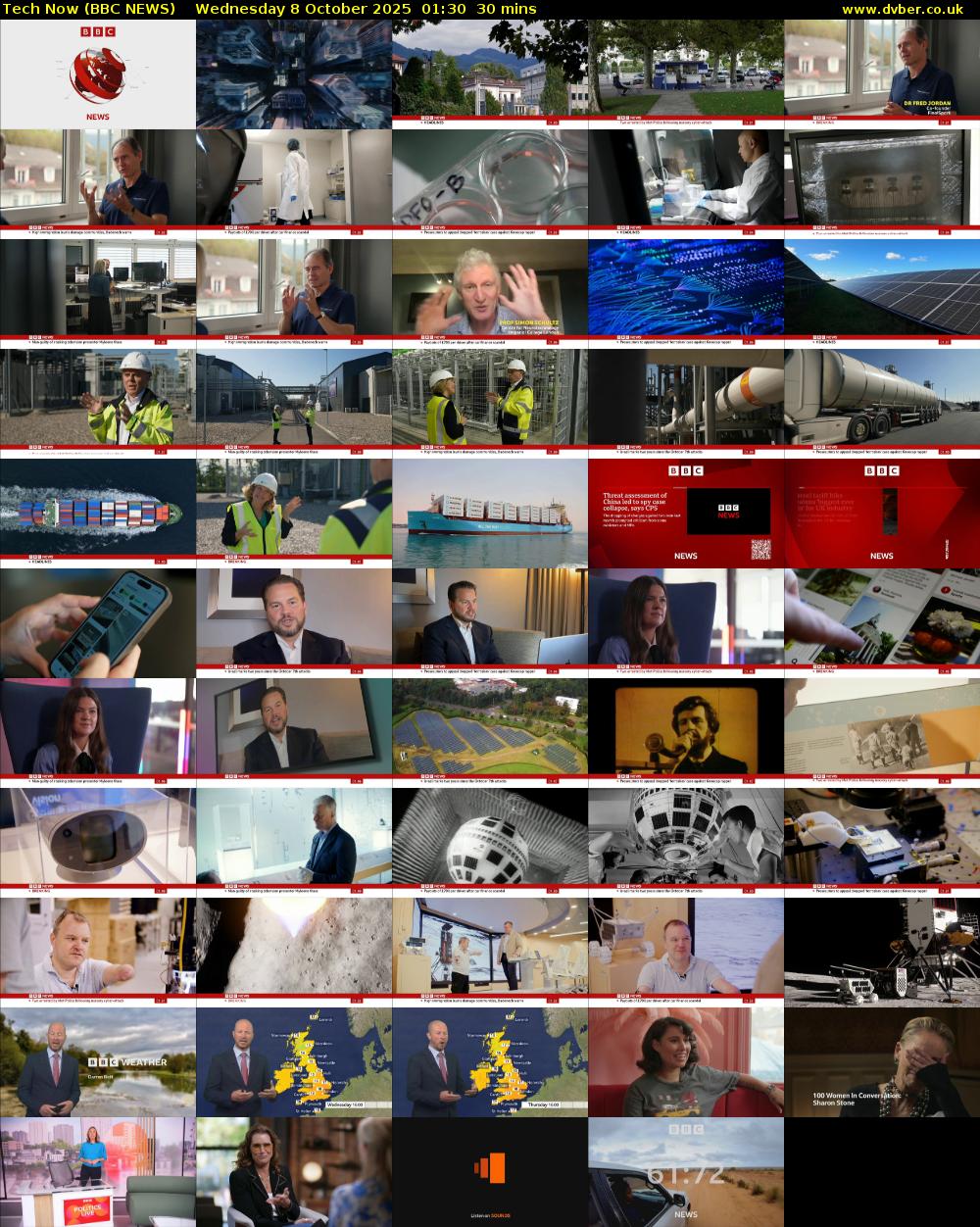 Tech Now (BBC NEWS) Wednesday 8 October 2025 01:30 - 02:00