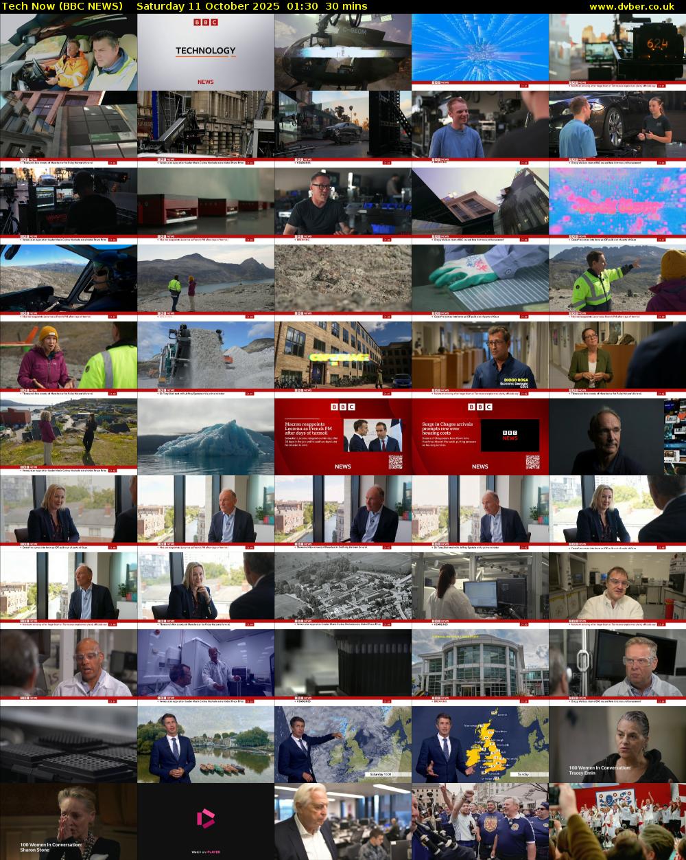 Tech Now (BBC NEWS) Saturday 11 October 2025 01:30 - 02:00