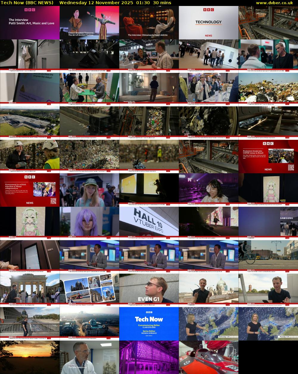 Tech Now (BBC NEWS) Wednesday 12 November 2025 01:30 - 02:00