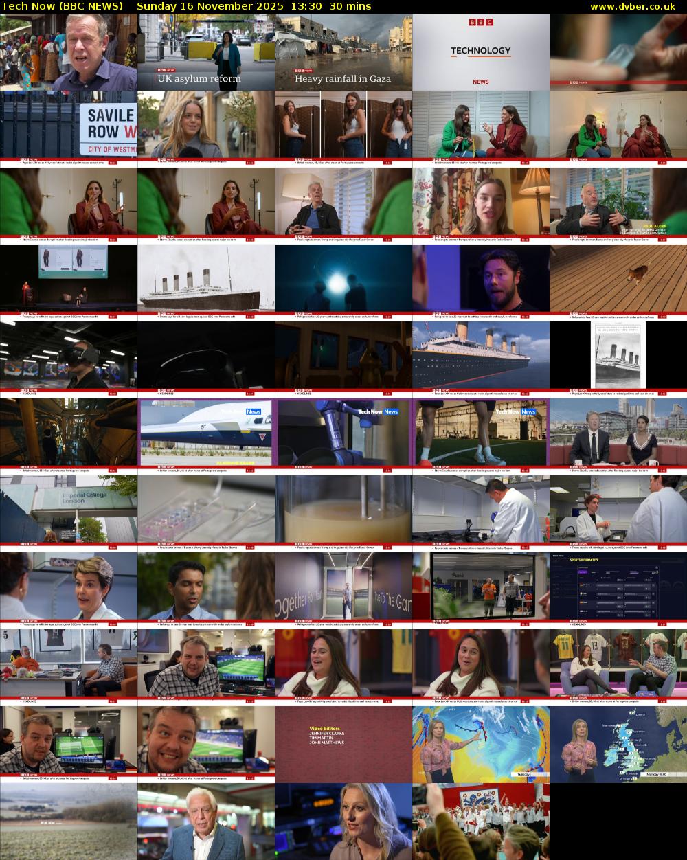 Tech Now (BBC NEWS) Sunday 16 November 2025 13:30 - 14:00