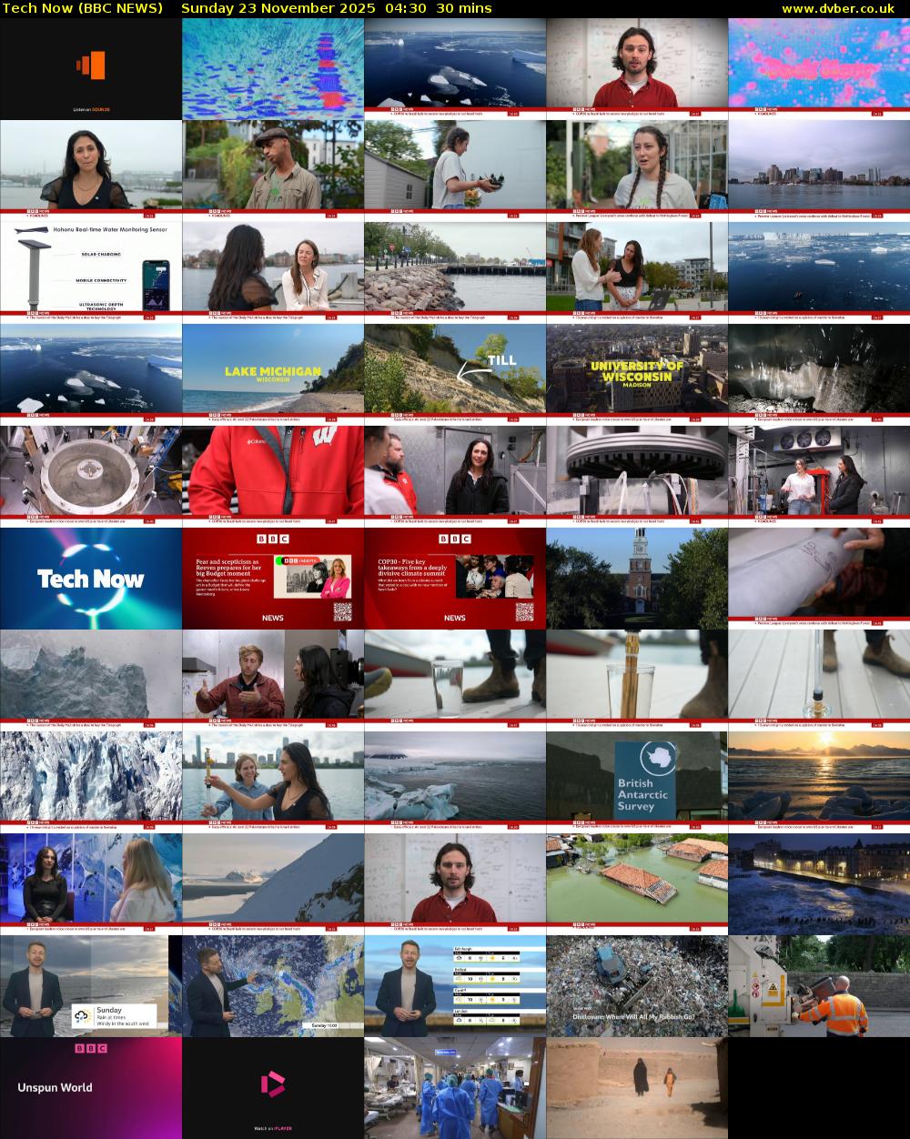 Tech Now (BBC NEWS) Sunday 23 November 2025 04:30 - 05:00
