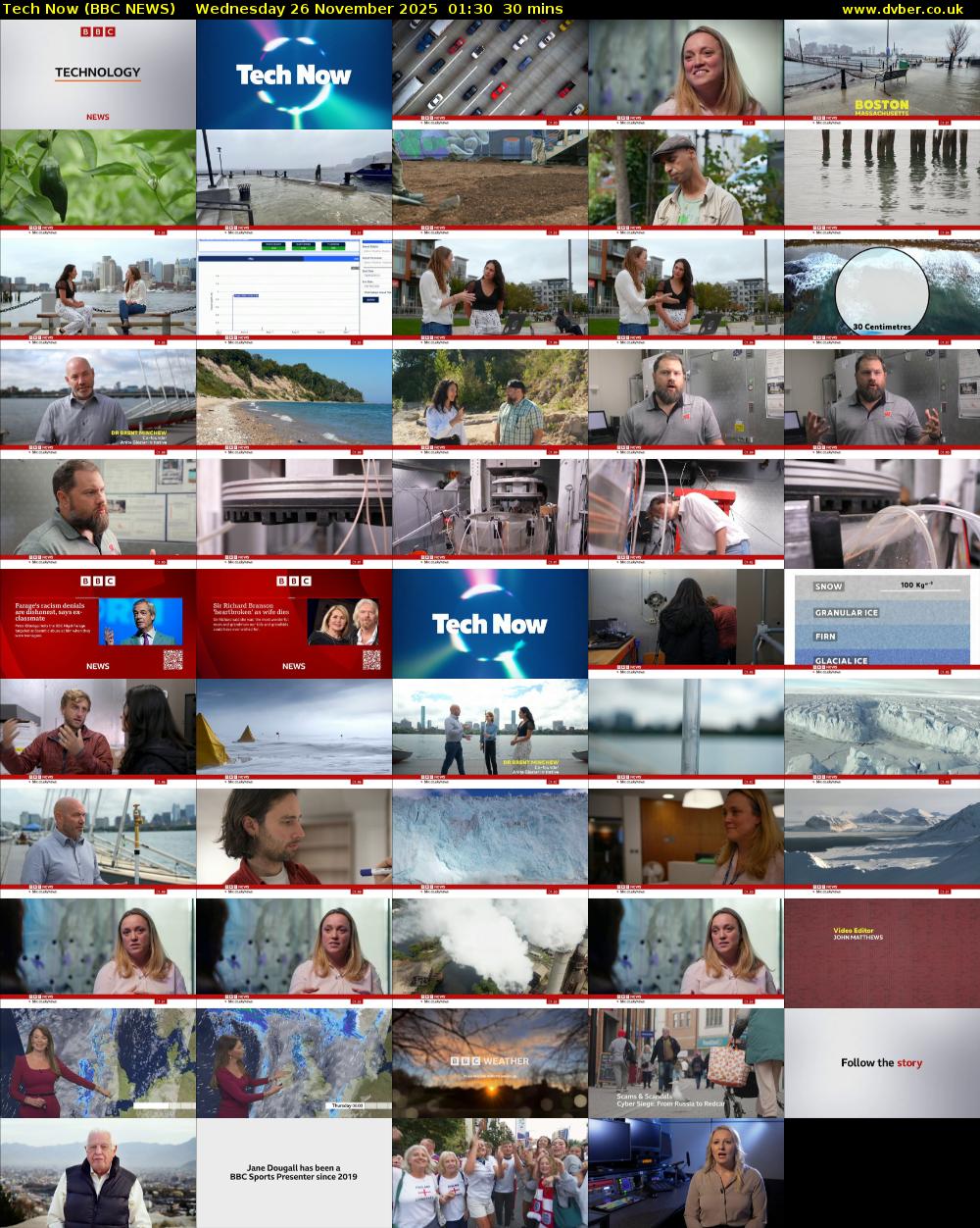 Tech Now (BBC NEWS) Wednesday 26 November 2025 01:30 - 02:00
