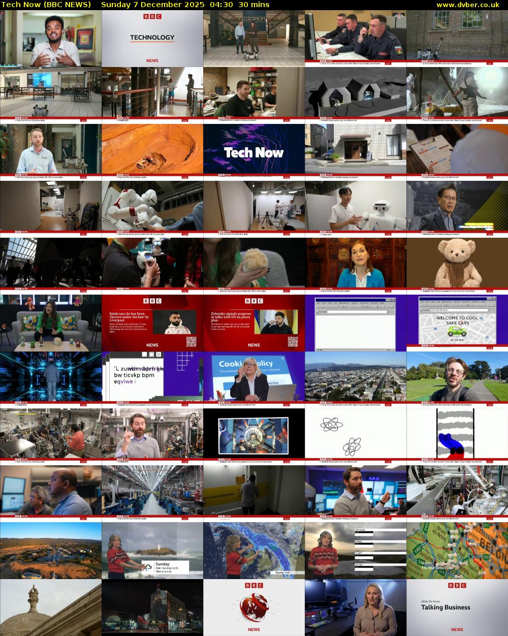 Tech Now (BBC NEWS) Sunday 7 December 2025 04:30 - 05:00