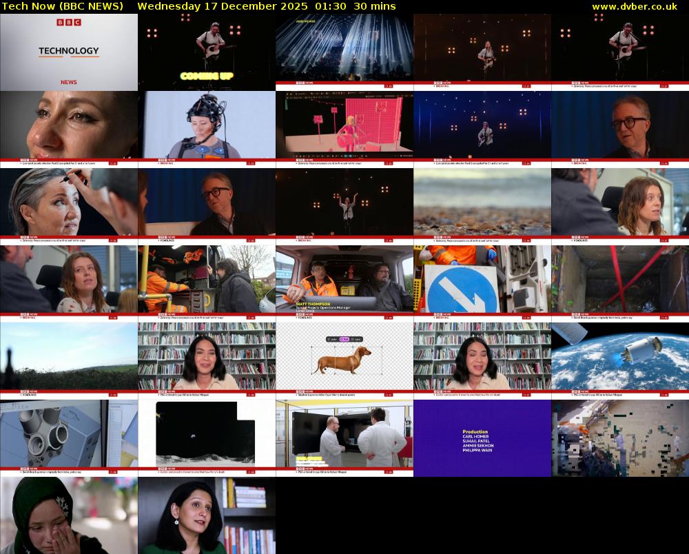 Tech Now (BBC NEWS) Wednesday 17 December 2025 01:30 - 02:00